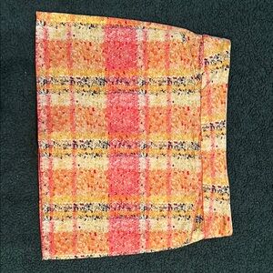 Colorful Plaid Mini Skort